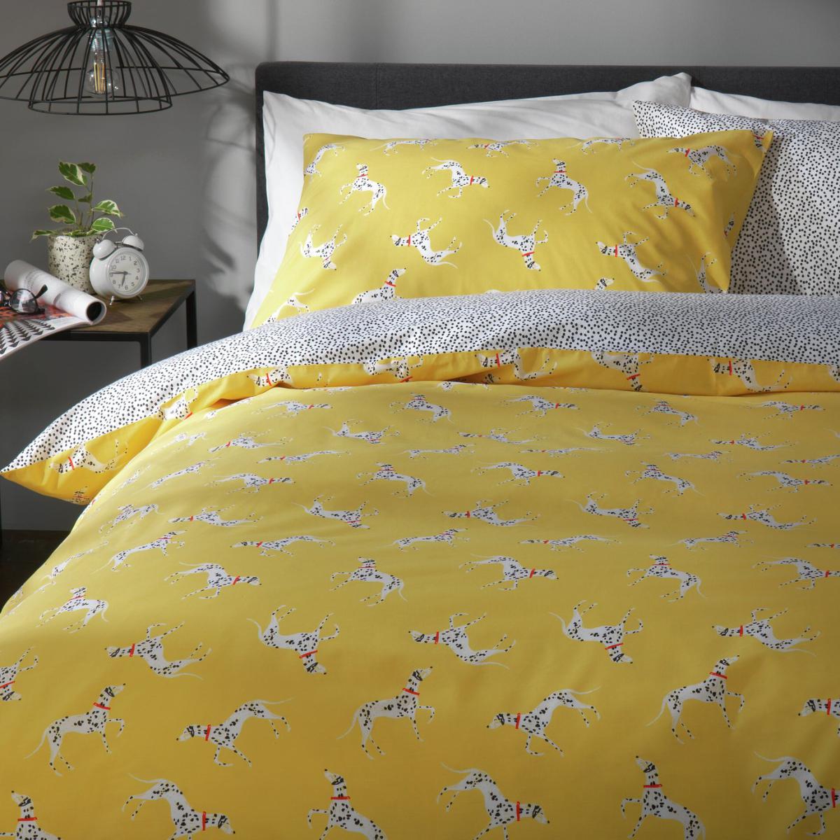 Habitat Dalmation Yellow Bedding Set - Double – image 5