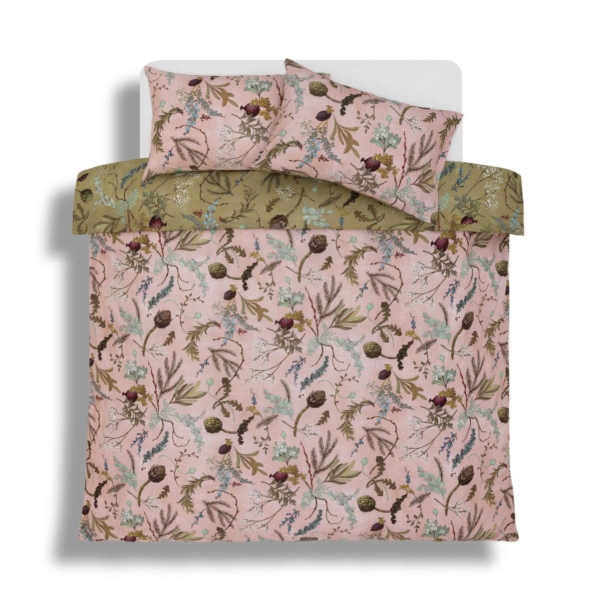 Habitat Cotton Pink Foliage Bedding Set - Double – image 4