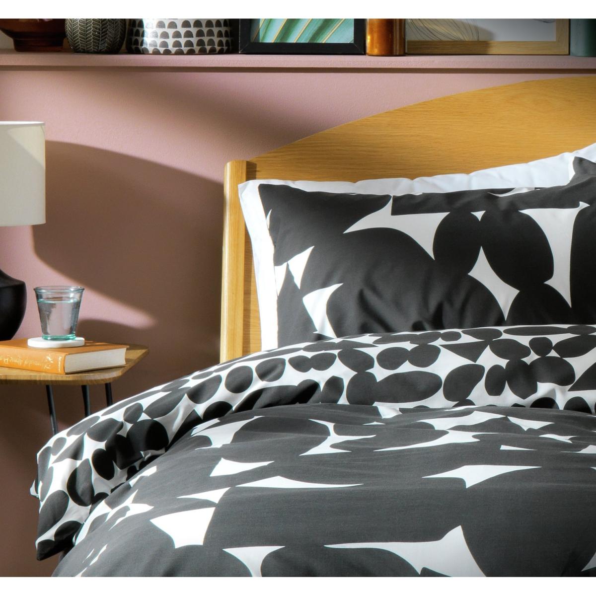 Habitat Cotton Global Geometric Black Bedding Set - Double – image 7