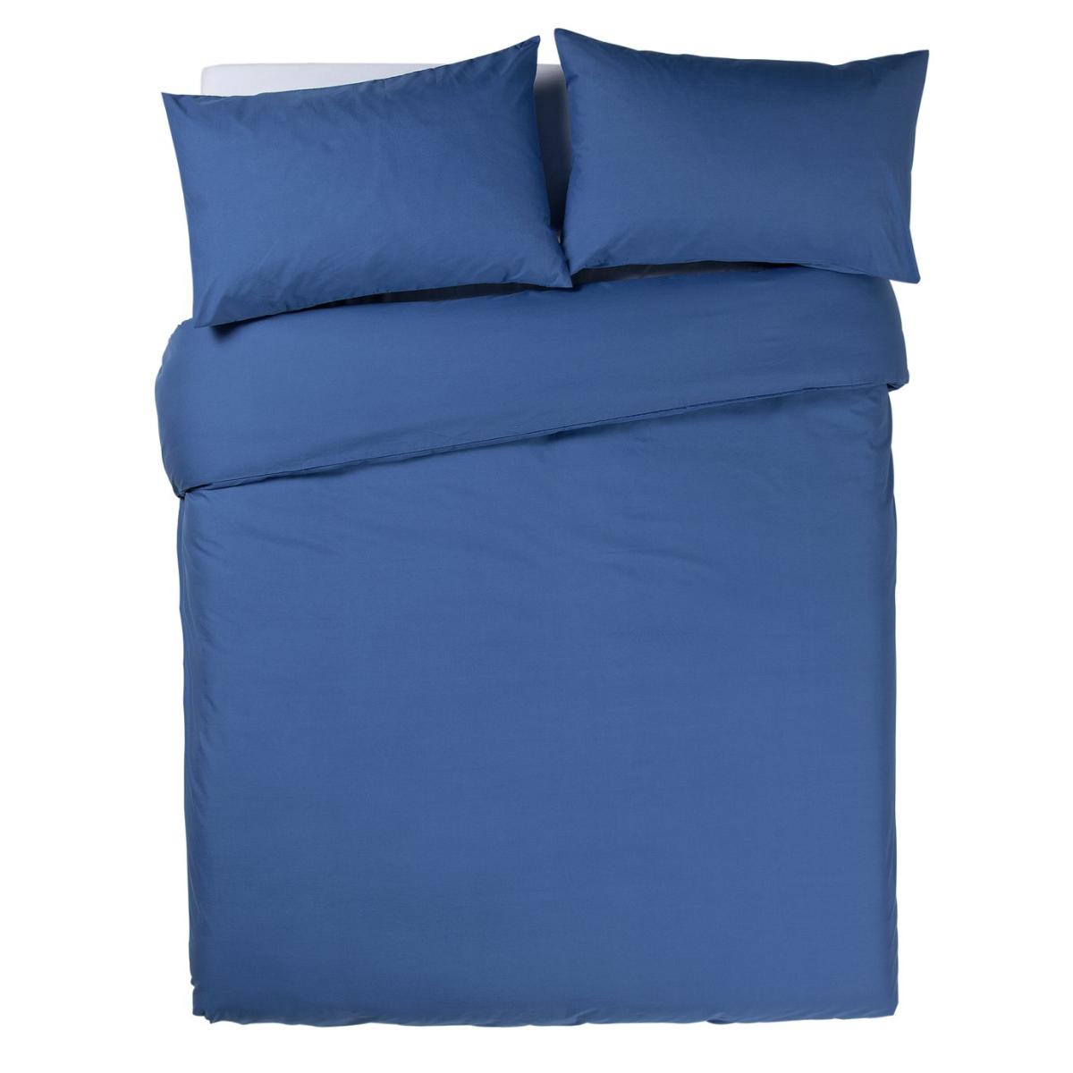 Habitat Easycare Plain Ink Blue Bedding Set - Double – image 3