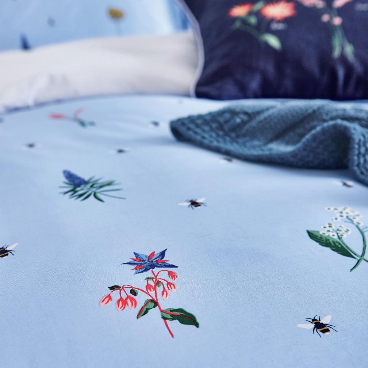 Joules Cotton Percale Pollinators Blue Bedding Set - Double – image 2