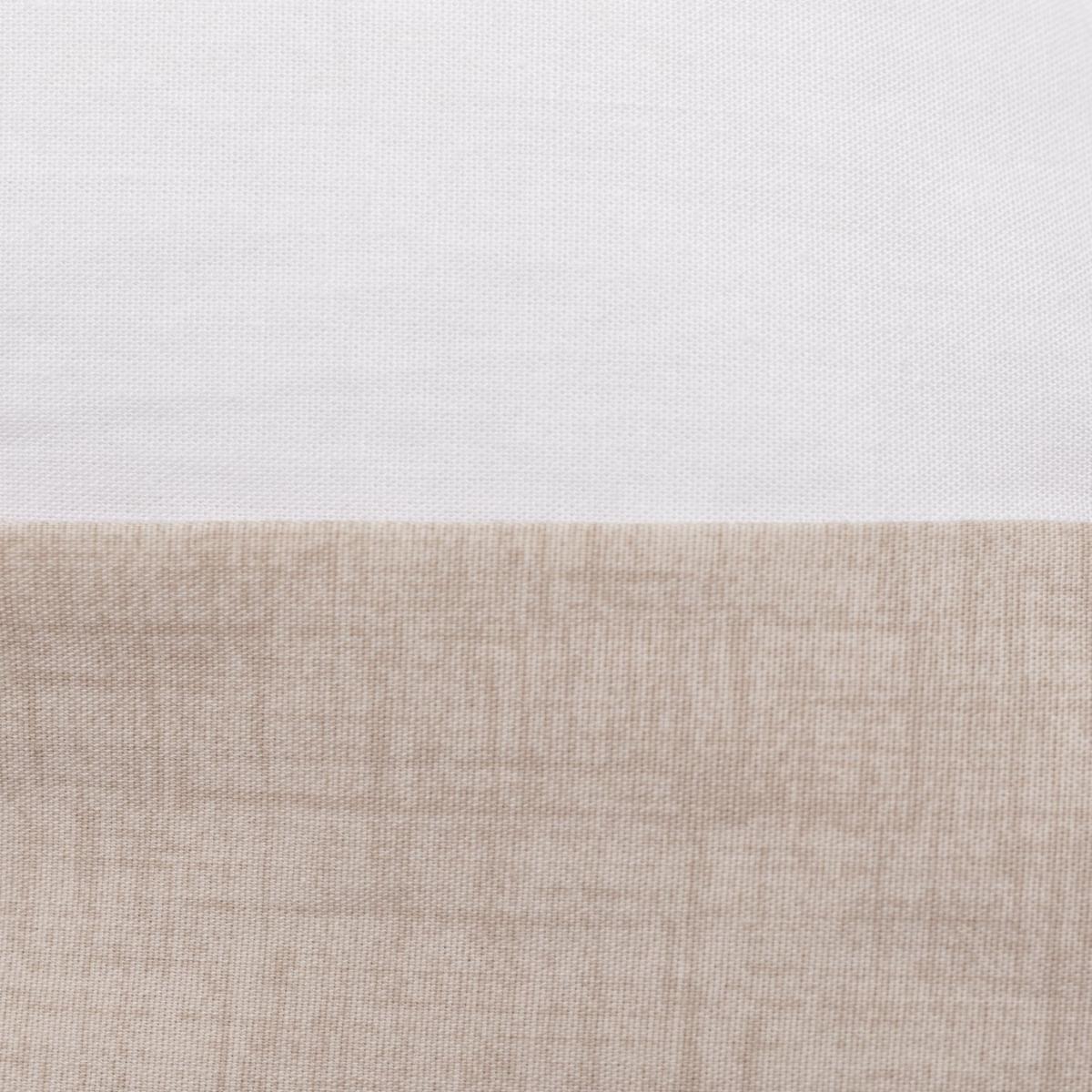 Habitat Cotton 180 TC Oxford Edge White Bedding Set- Double – image 2