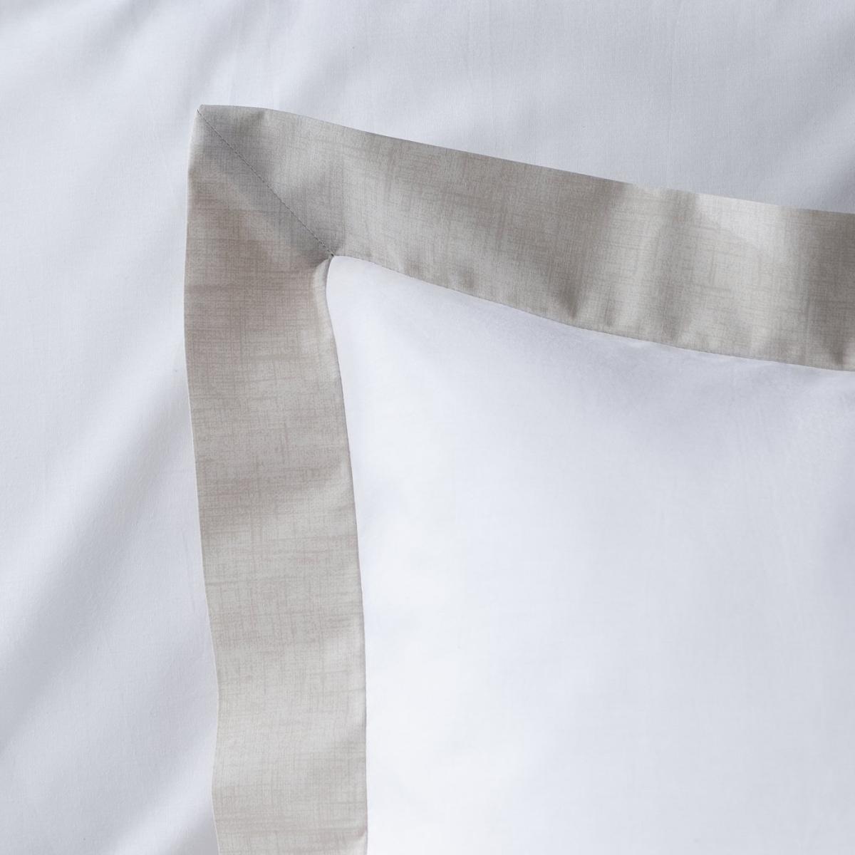 Habitat Cotton 180 TC Oxford Edge White Bedding Set- Double – image 6