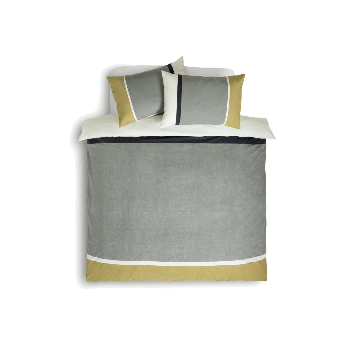Habitat Modern Country Block Stripe Bedding Set - Double – image 1