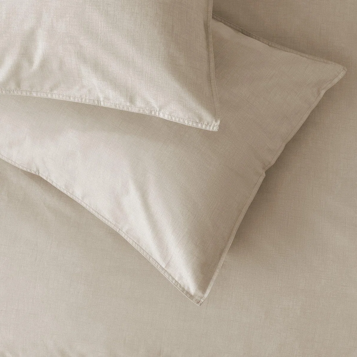 Habitat Cotton Textured Print Natural Bedding Set - Double – image 4