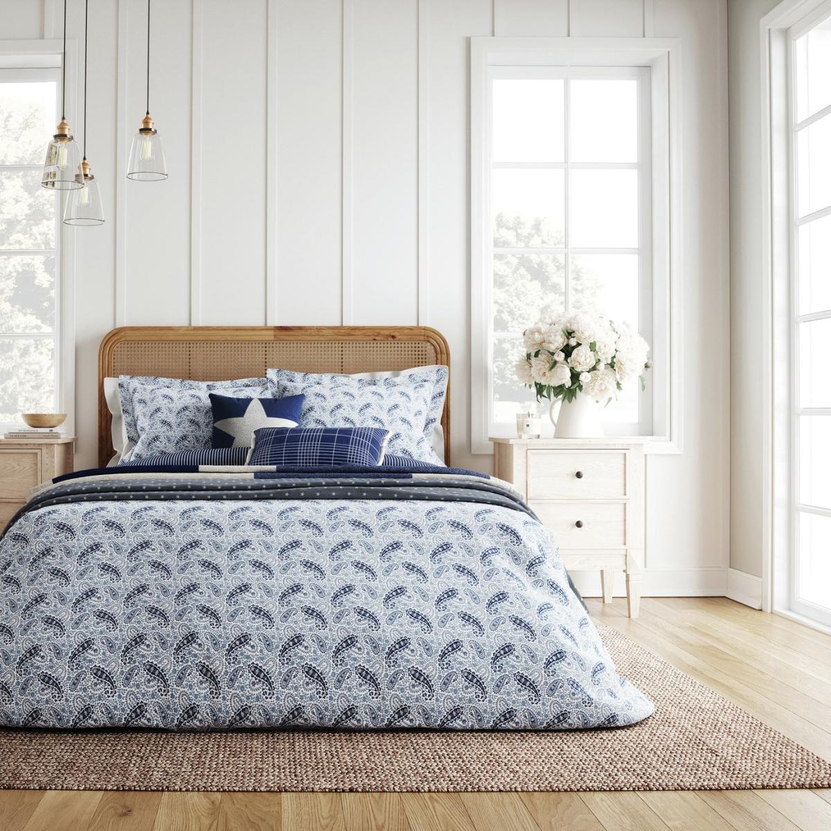 Helena Springfield Cotton Paisley Blue Bedding Set - Double – image 2