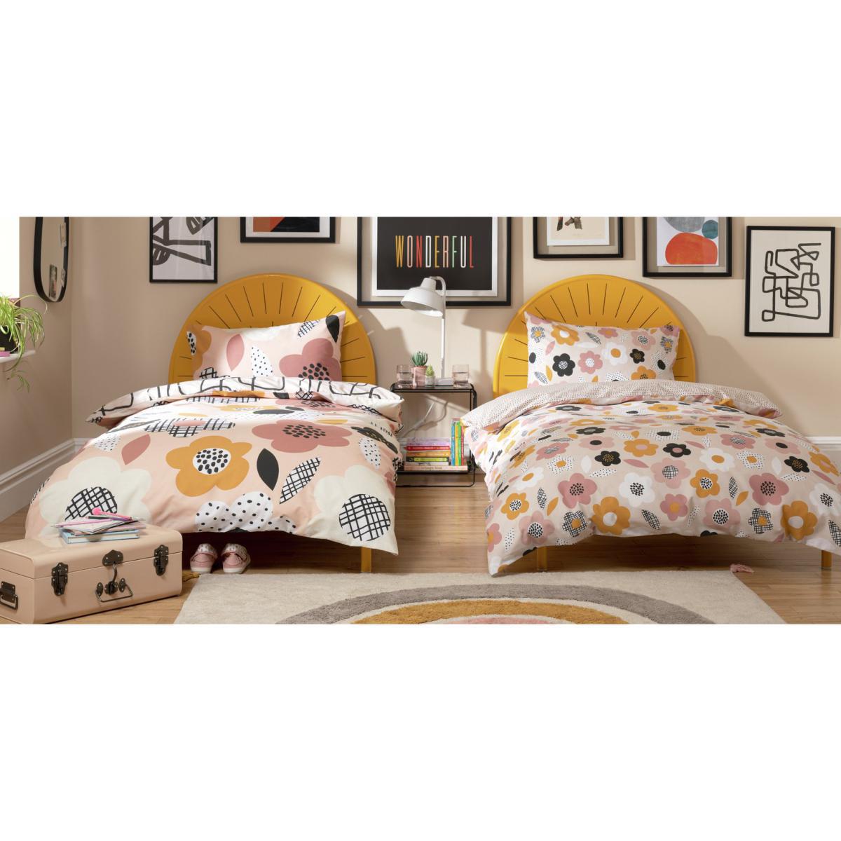 Habitat Kids Twin Pack Floral Bedding Set - Double – image 3