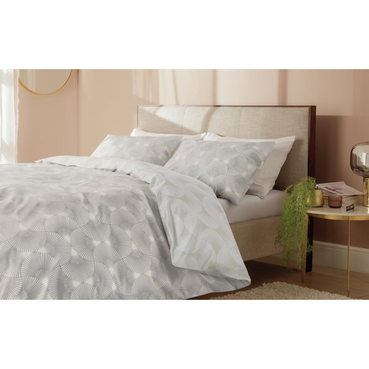 Habitat Fan Print Reversible Cream Bedding Set - Double – image 6