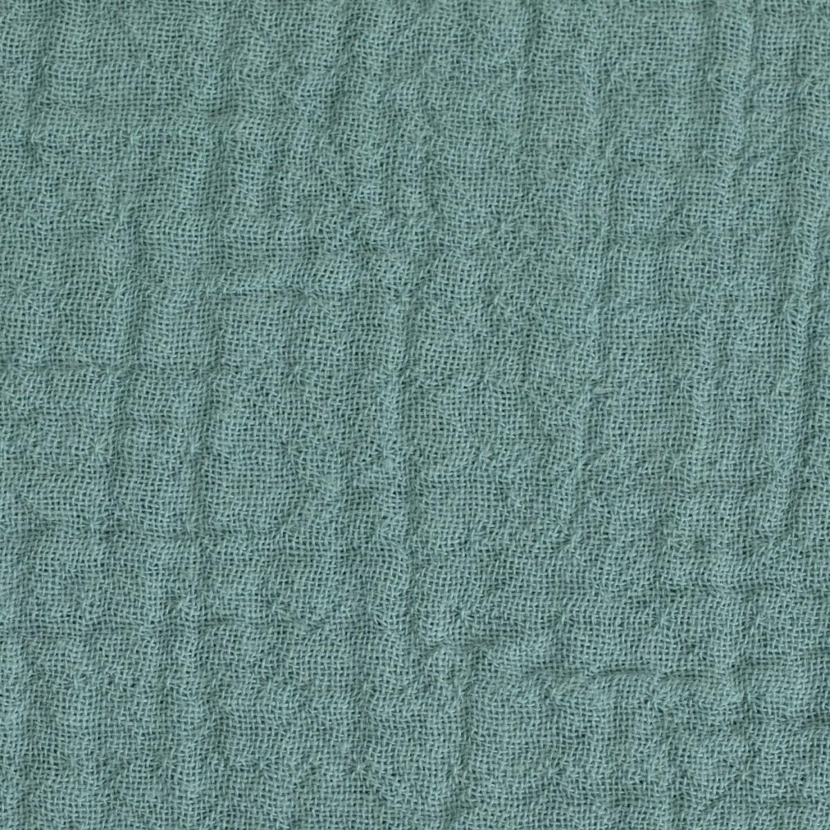 Habitat Cotton 200TC Muslin Green Bedding Set - Double – image 2
