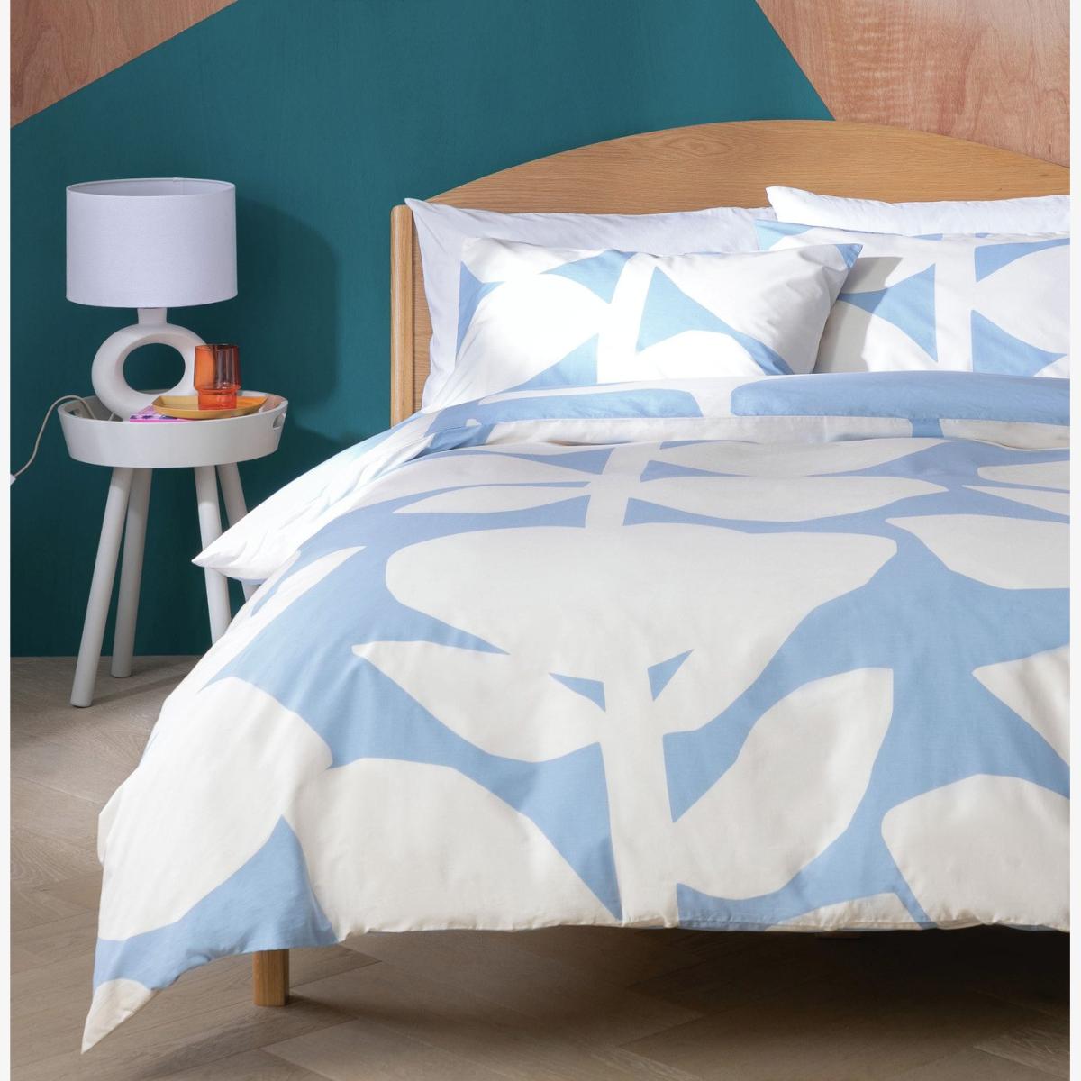 Habitat Emerald Abstract Floral Blue Bedding Set - Double – image 1
