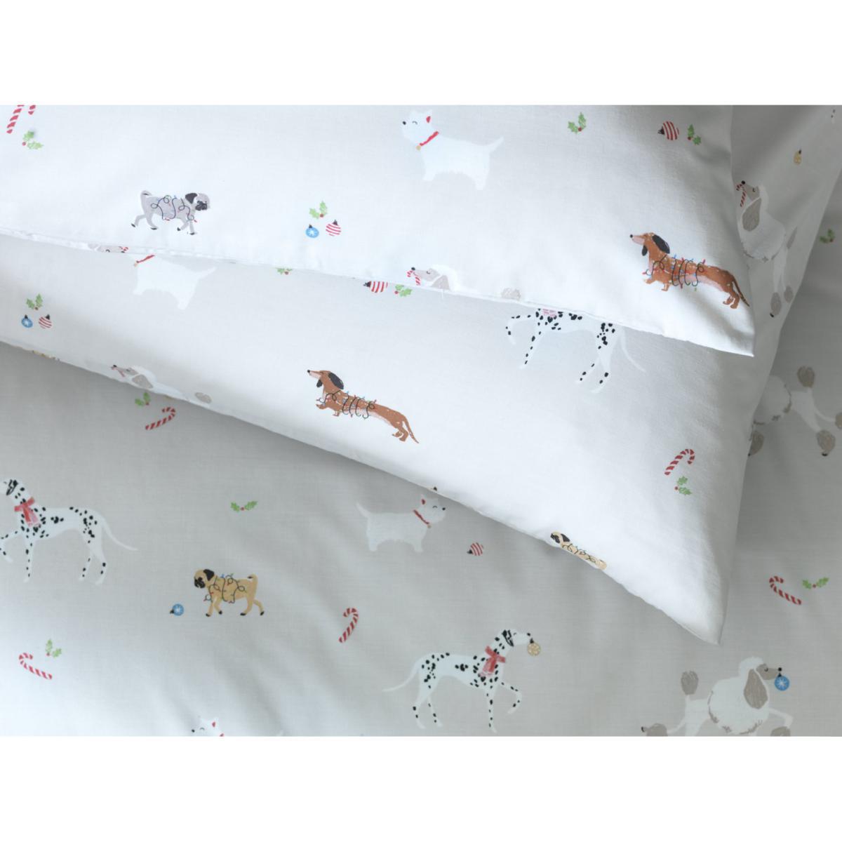 Habitat Christmas Dogs Bedding Set - Double – image 3