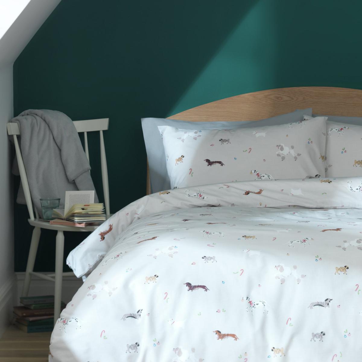 Habitat Christmas Dogs Bedding Set - Double – image 5