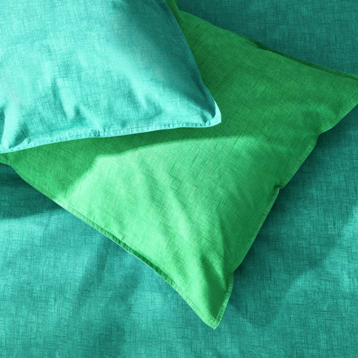Habitat Emerald Cotton Textured Green Bedding Set - Double – image 4