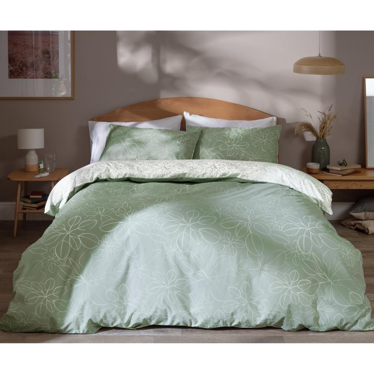 Habitat Cabin Retreat Linear Leaf Bedding Set - Double – image 2