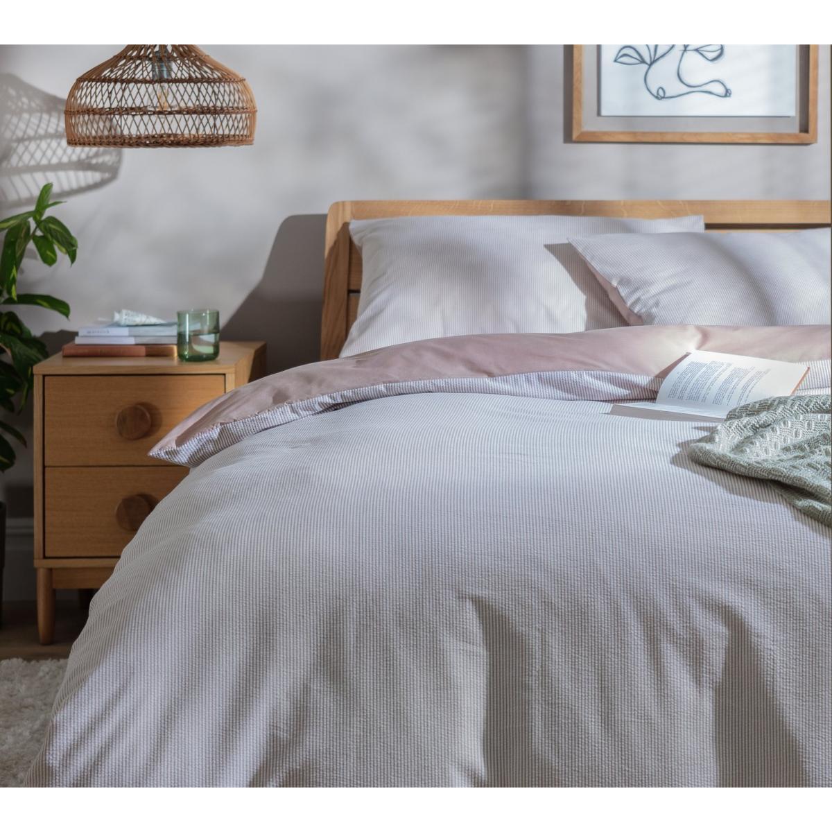 Habitat Cabin Retreat Striped Bedding Set - Double