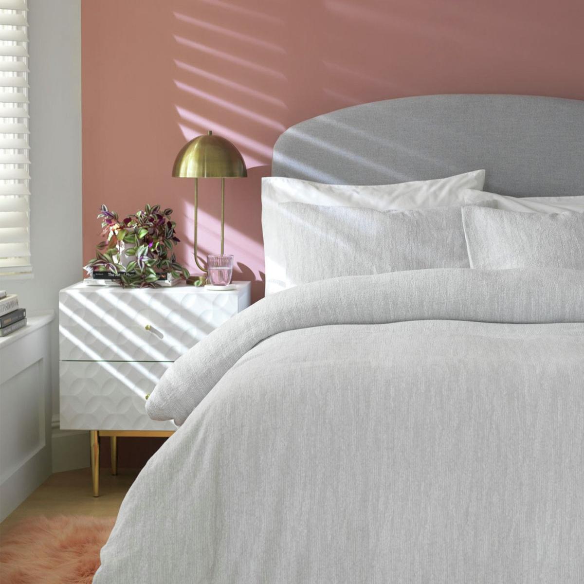 Habitat Cotton Matelassé Grey Bedding Set - Double – image 2