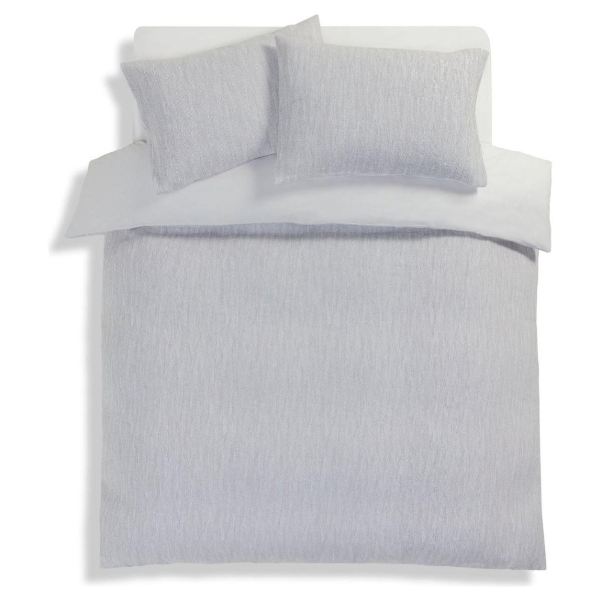 Habitat Cotton Matelassé Grey Bedding Set - Double – image 4