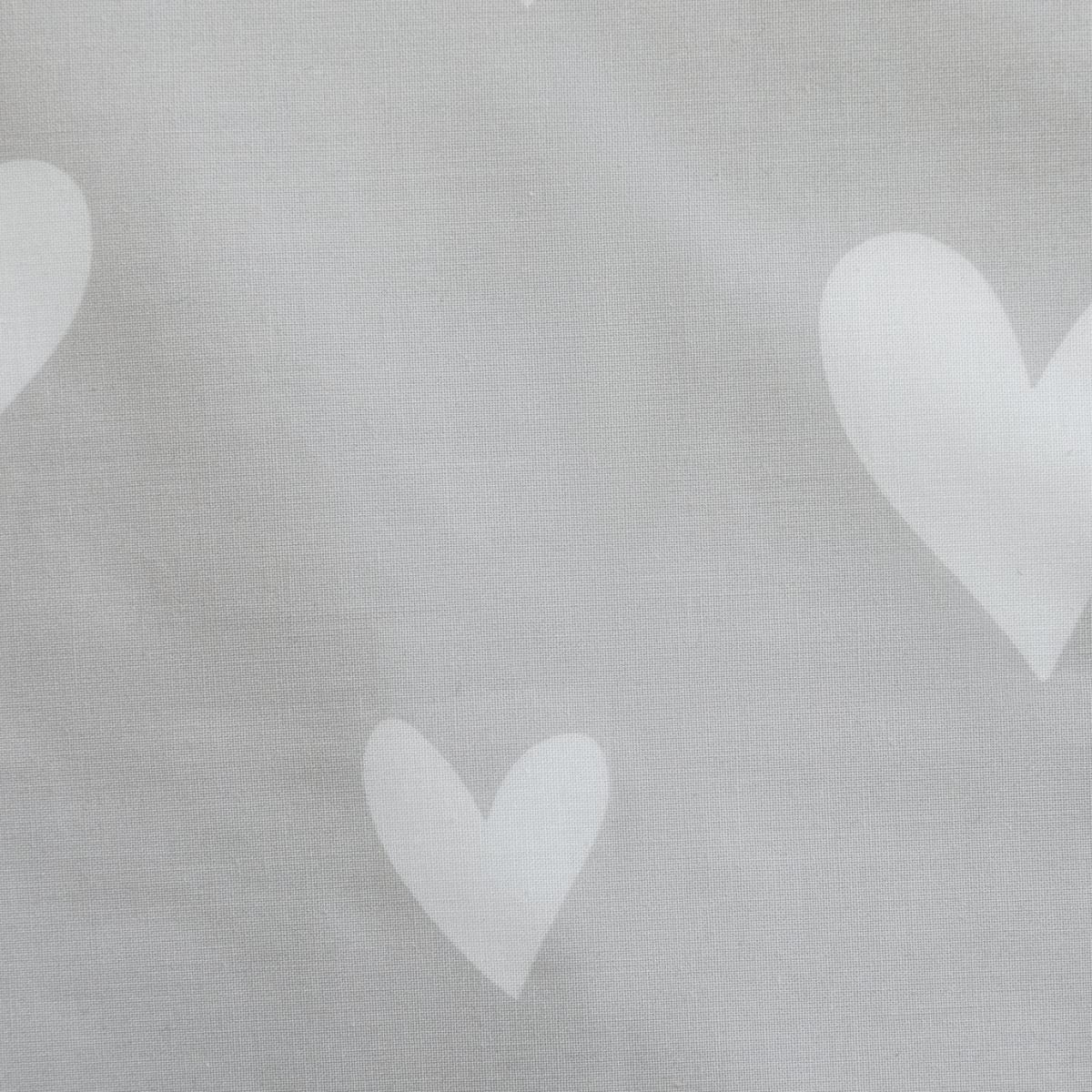 Habitat Hearts Grey Bedding Set - Double – image 4