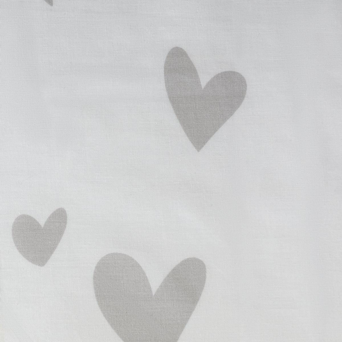 Habitat Hearts Grey Bedding Set - Double – image 5
