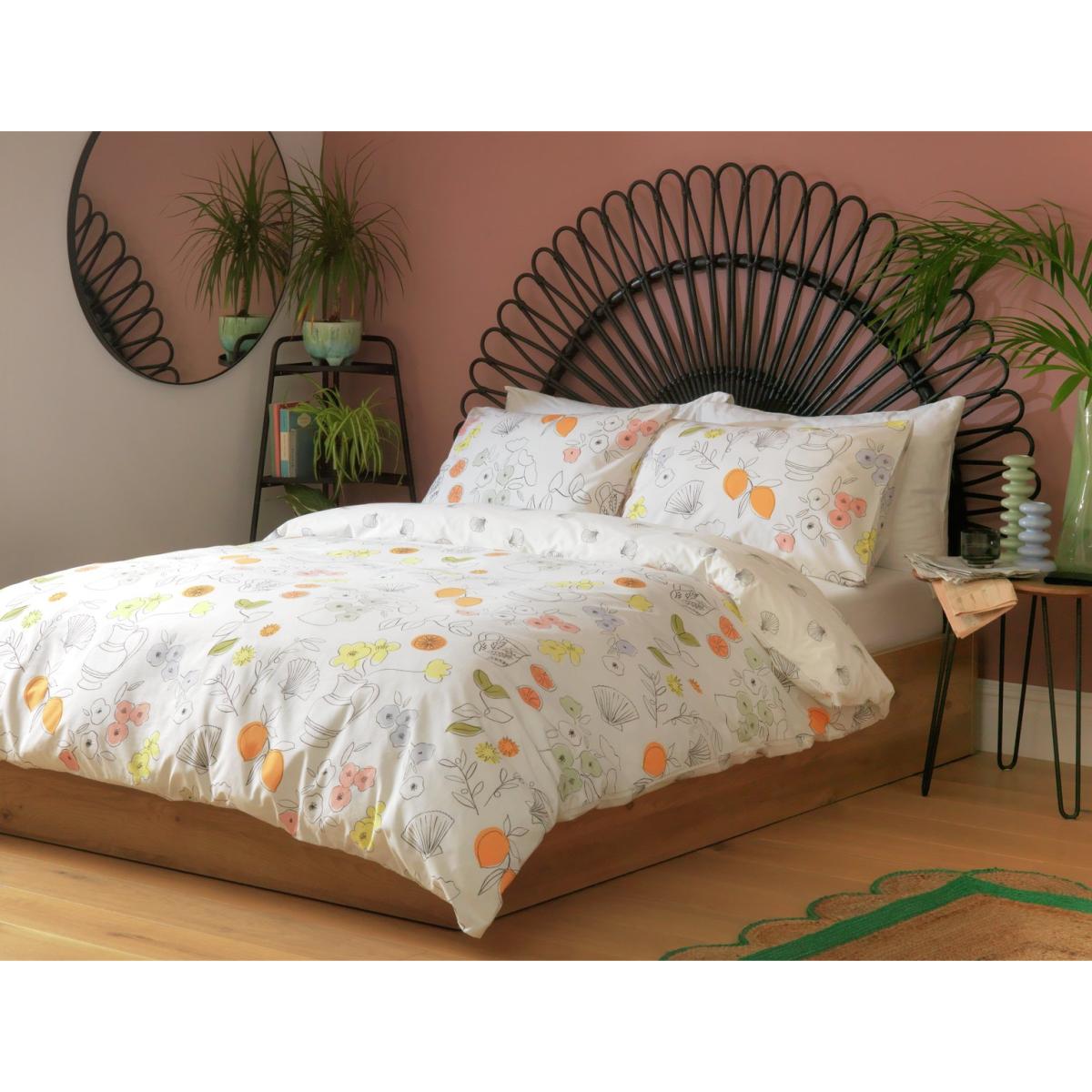 Habitat Illustration Print Multicolour Bedding Set - Double – image 3