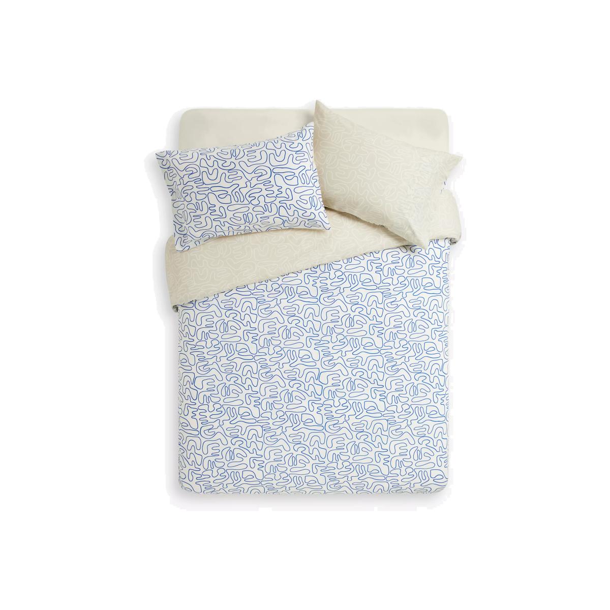 Anyday Scribble Reversible Bedding Set, Double