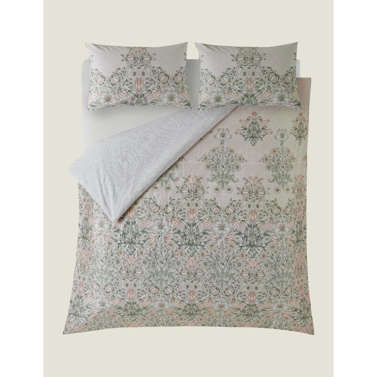William Morris At Home Pure Cotton Lily & Pomegranate Bedding Set - DBL - Pink, Pink – image 2