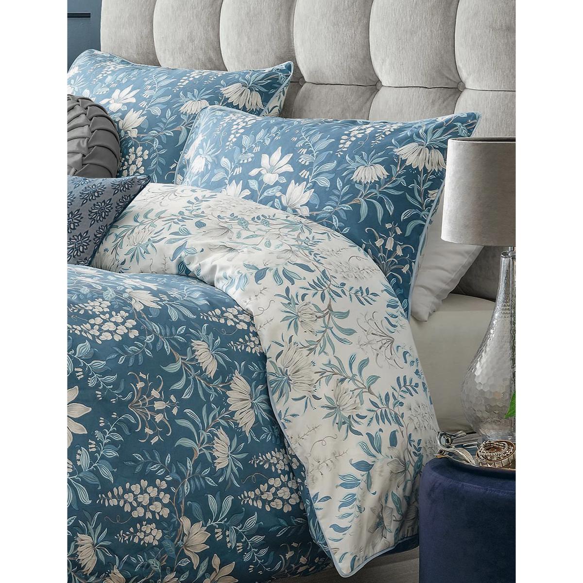 Laura Ashley Pure Cotton Sateen Parterre Bedding Set - SGL - Sage, Sage,Turquoise – image 3