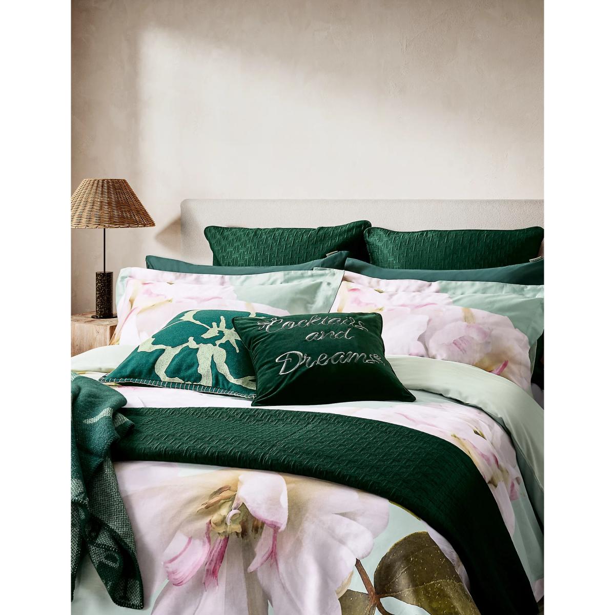 Ted Baker Sateen Gardenia Floral Bedding Set - DBL - Mint, Mint – image 3