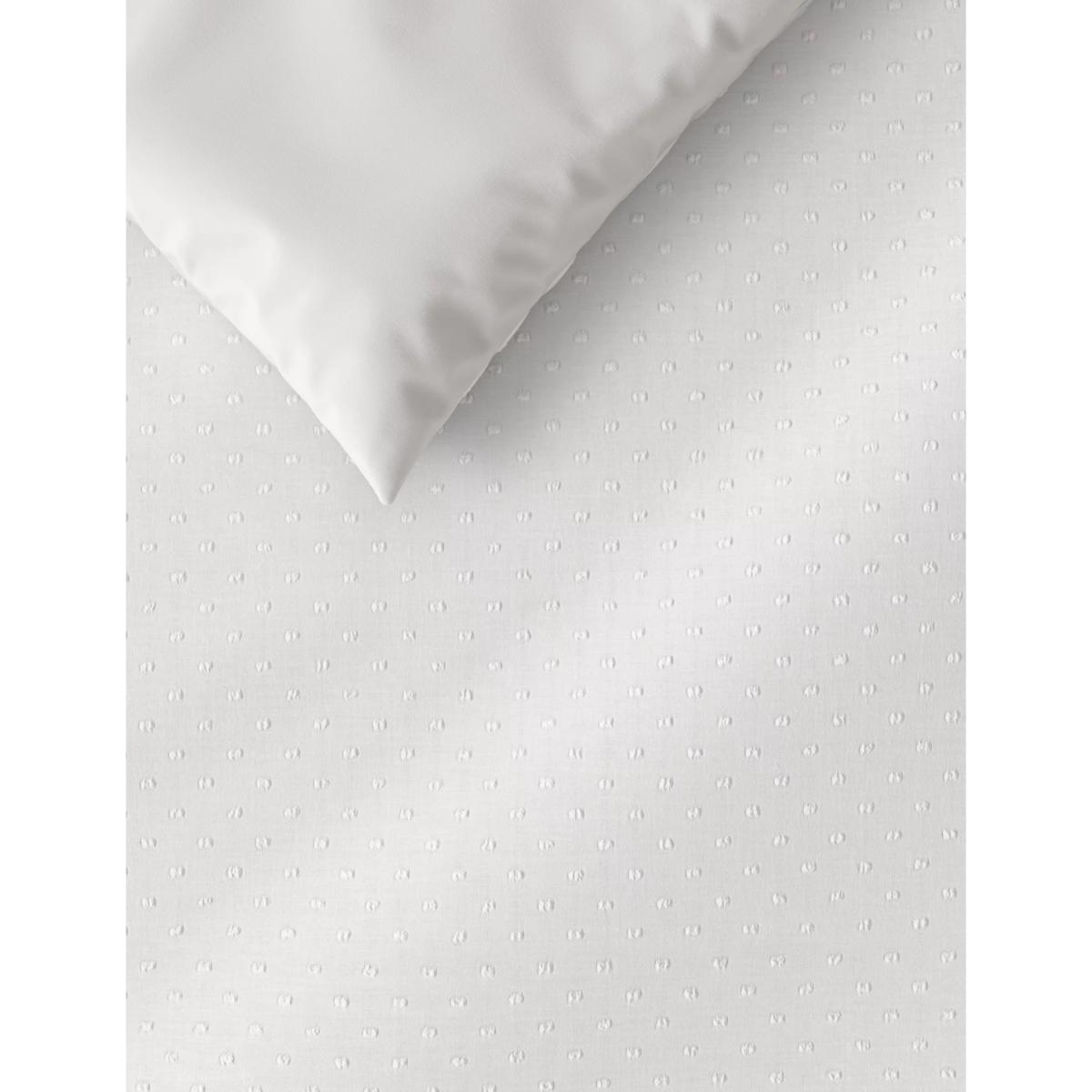 M&S Pure Cotton Broderie Anglaise Bedding Set - DBL - White, White – image 3