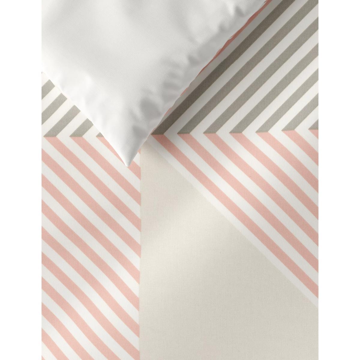 M&S Cotton Mix Geometric Bedding Set with Fitted Sheet - DBL - Teal, Teal,Grey Mix – image 3