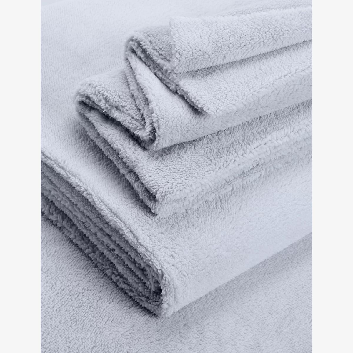M&S Teddy Fleece Bedding Set - SGL - Grey, Grey – image 1