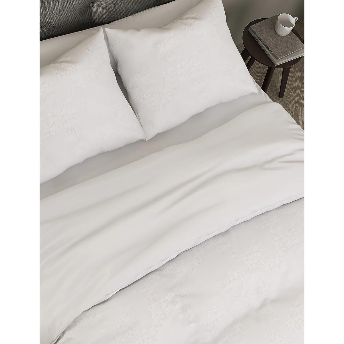 M&S Pure Cotton Forsythia Bedding Set - DBL - Charcoal Mix, Charcoal Mix,White – image 4