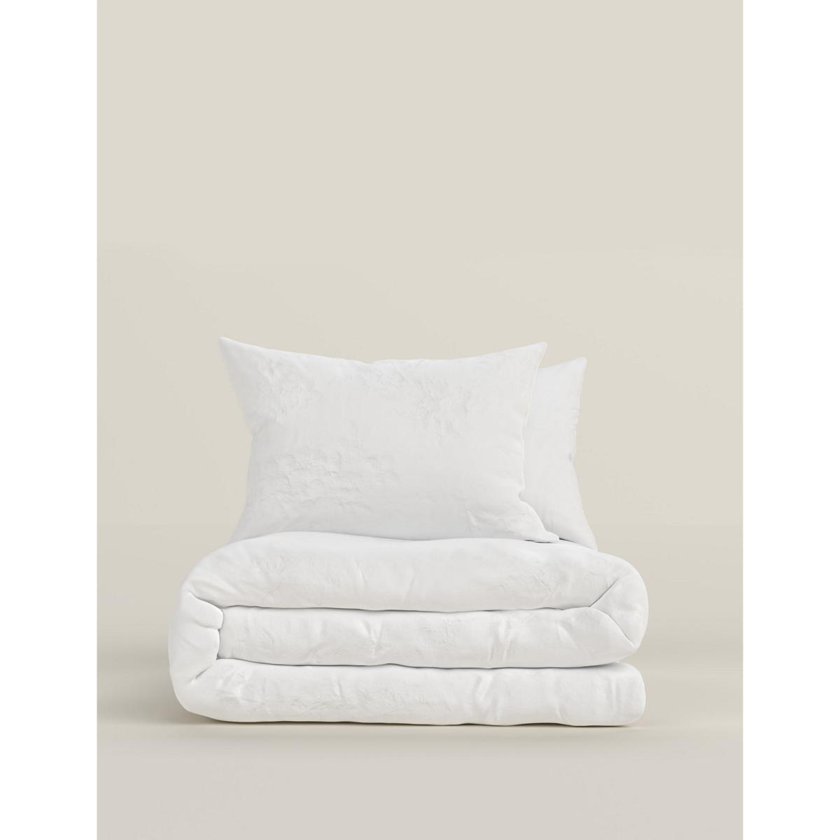 M&S Pure Cotton Forsythia Bedding Set - DBL - Charcoal Mix, Charcoal Mix,White – image 5