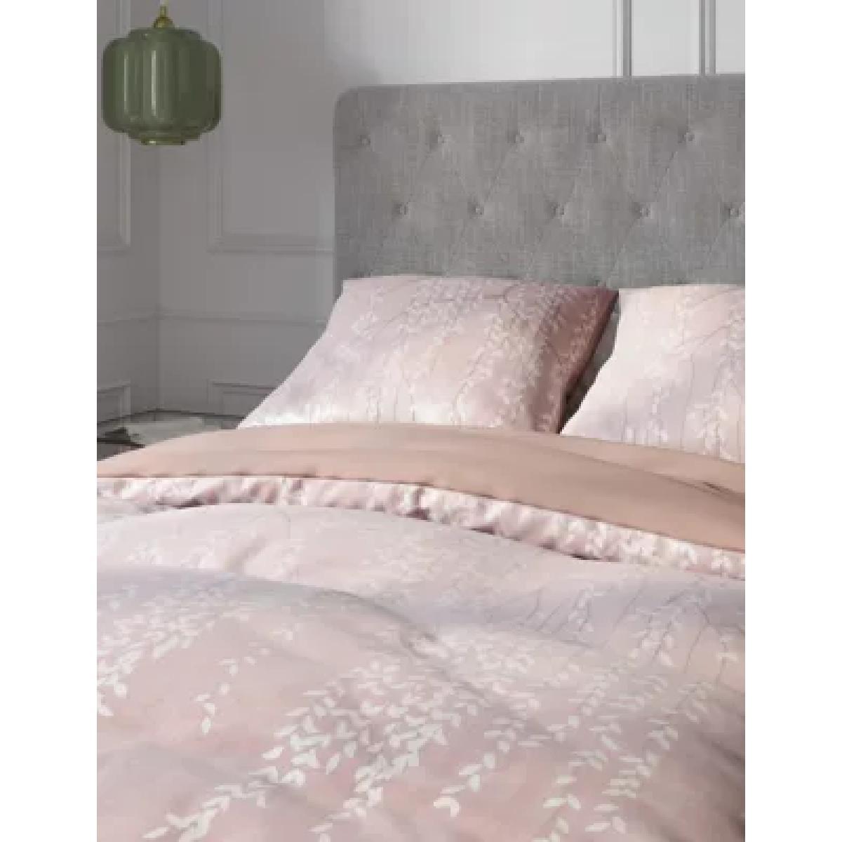 M&S Cotton Rich Willow Jacquard Bedding Set - DBL - Champagne, Champagne – image 1