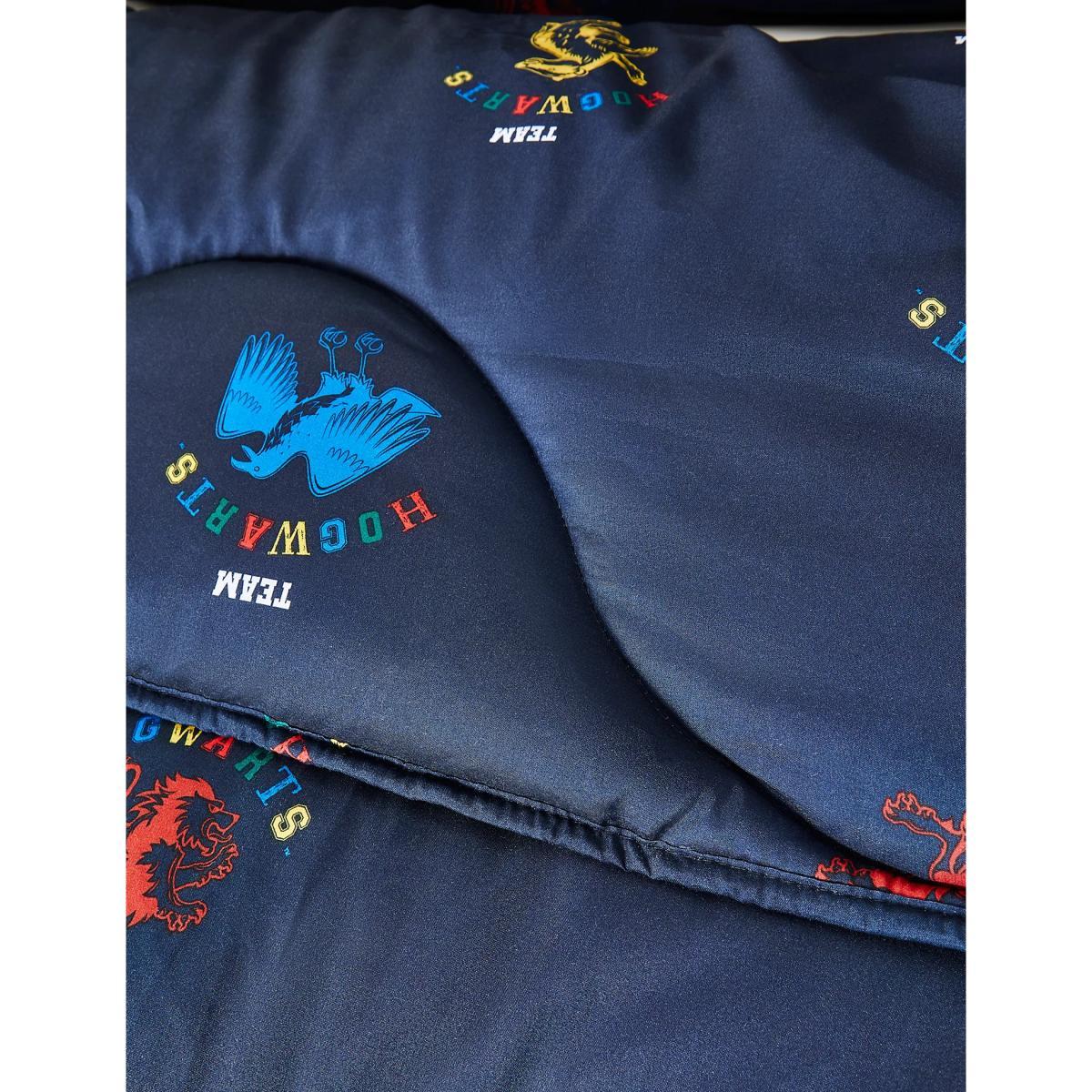 M&S Harry Potter™ Coverless Duvet & Pillowcase - DBL - Navy Mix, Navy Mix – image 4