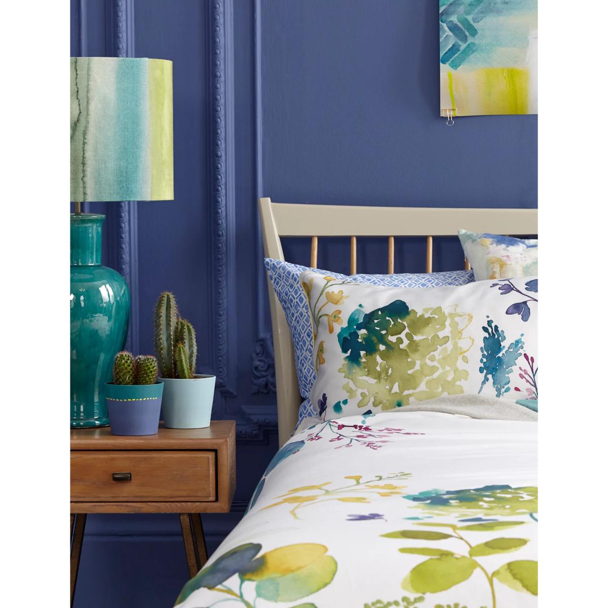 Bluebellgrey Pure Cotton Botanical Bedding Set - DBL - Multi, Multi – image 2