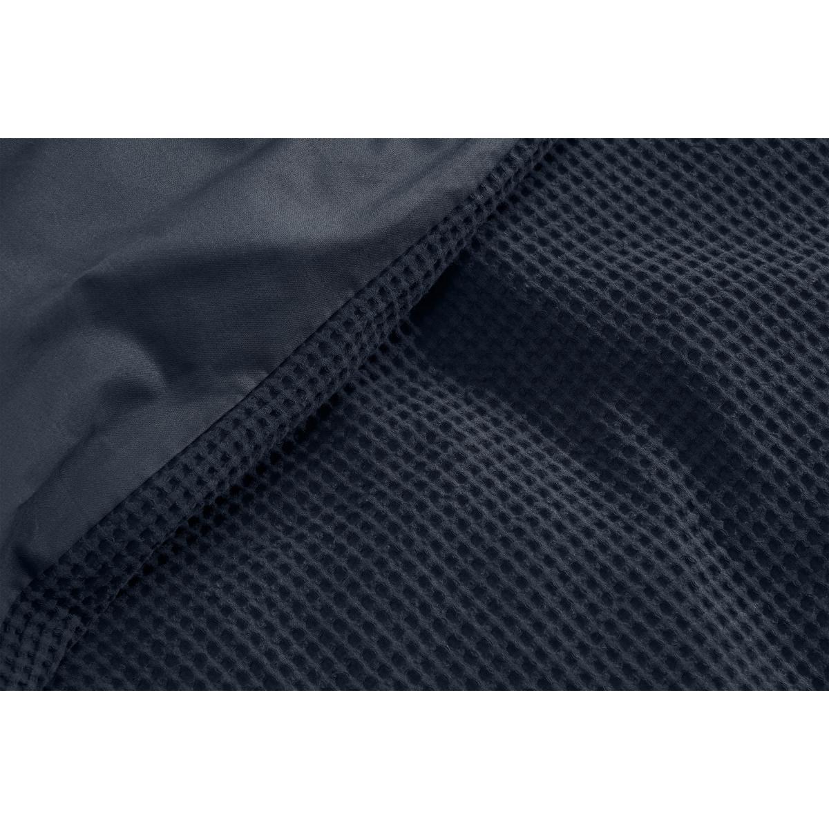Waffle Cotton Duvet Cover + 2 Pillowcases, Double, Navy – image 6