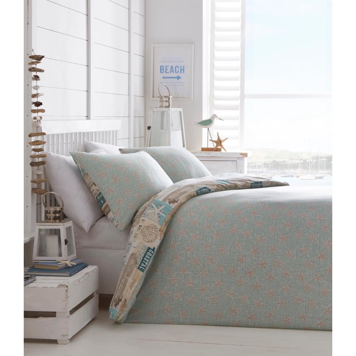 Driftwood Duvet Cover and Pillowcase Set - Blue / Double – image 2