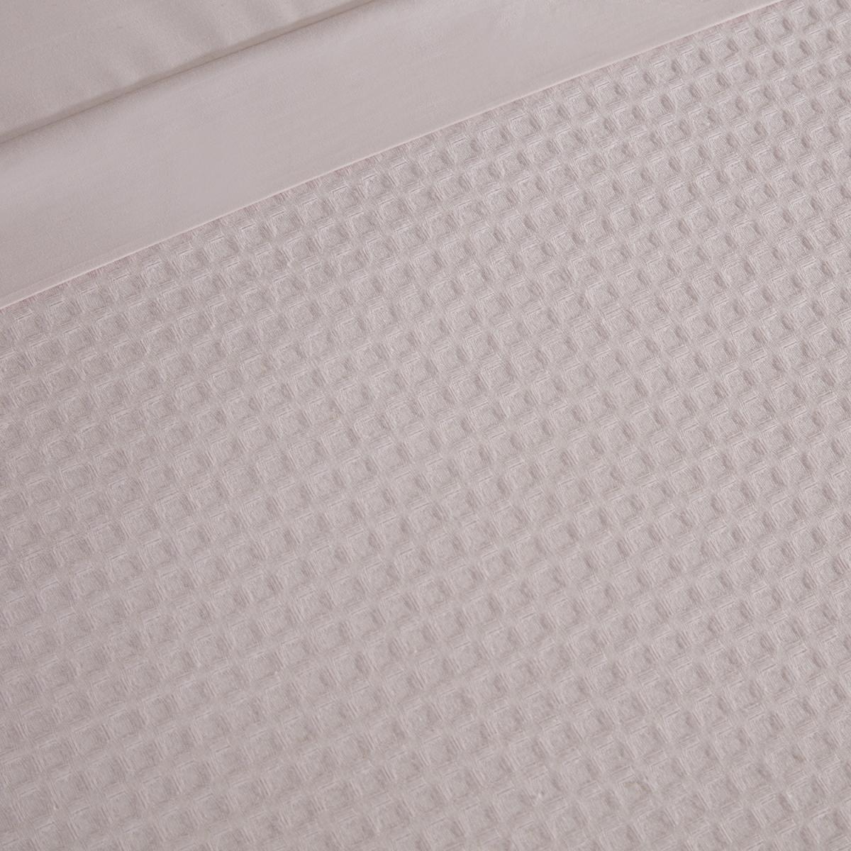 Luxury Waffle Duvet Cover and Pillowcase Set - Blush / Double – image 4