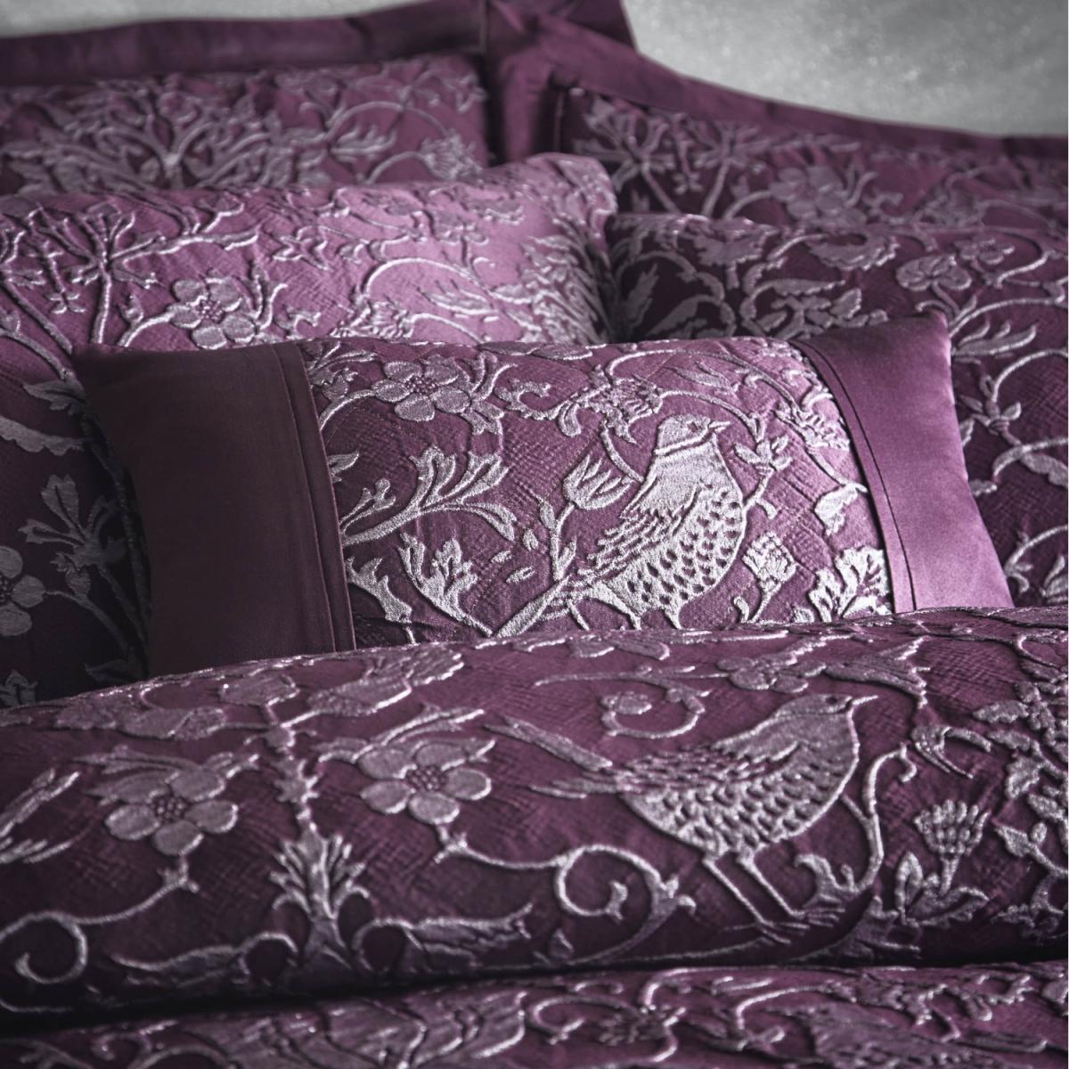 Oak Tree Plum Duvet Set - Purple / Double – image 2