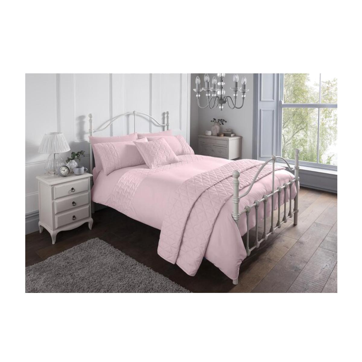 Pinsonic Duvet Cover and Pillowcase Set - Blush / Double – image 1