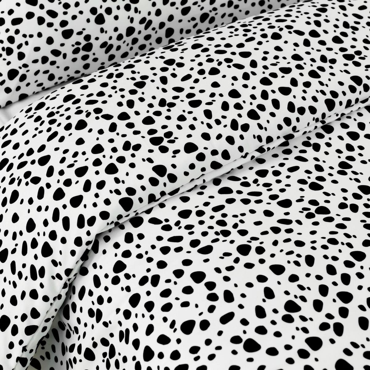 Dottie Duvet Cover and Pillowcase Set - Monochrome / Double – image 4