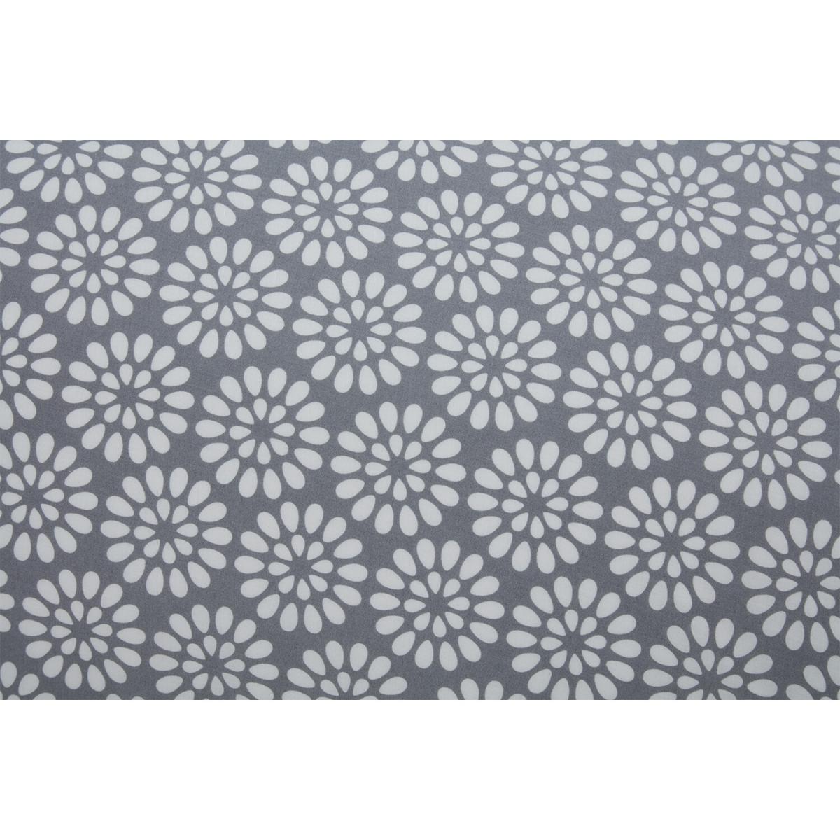 Geo Blossom Duvet Cover and Pillowcase Set - Grey / Double – image 5