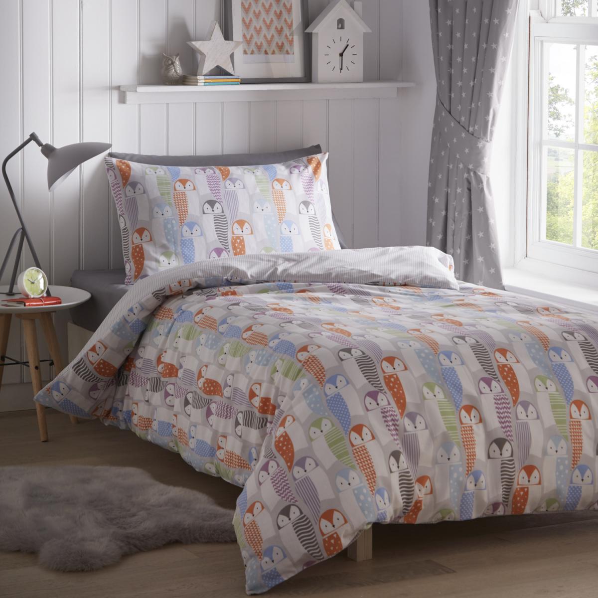 Owls Double Duvet Set - Multi – image 3