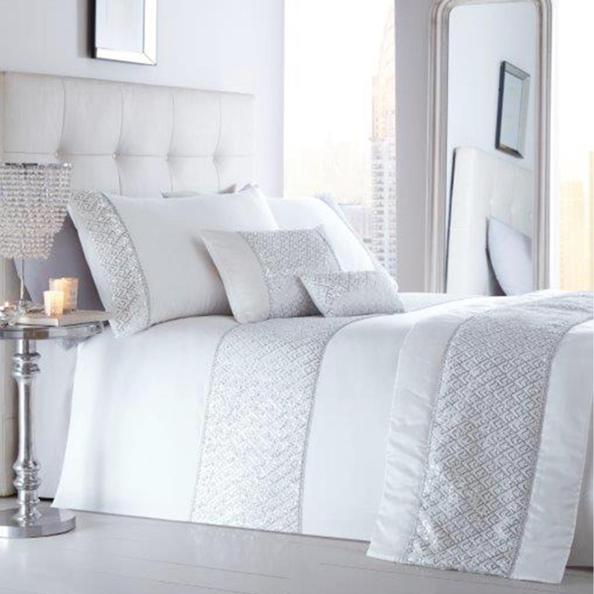 Shimmer Duvet Set - White / Double – image 3