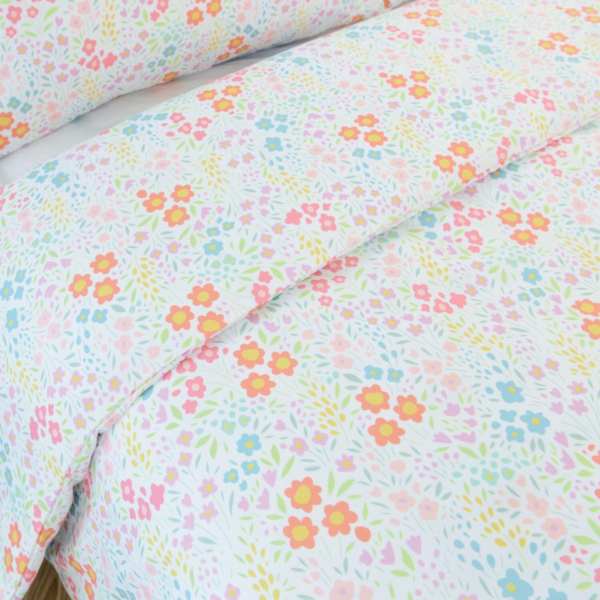 Spring Floral Duvet Cover and Pillowcase Set - Double – image 4