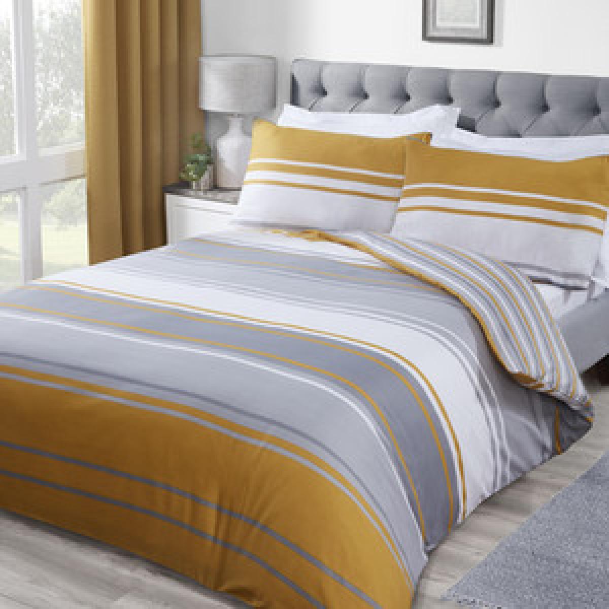 Mckinley Twinpack Duvet Cover and Pillowcase Set - Heather / Double – image 12