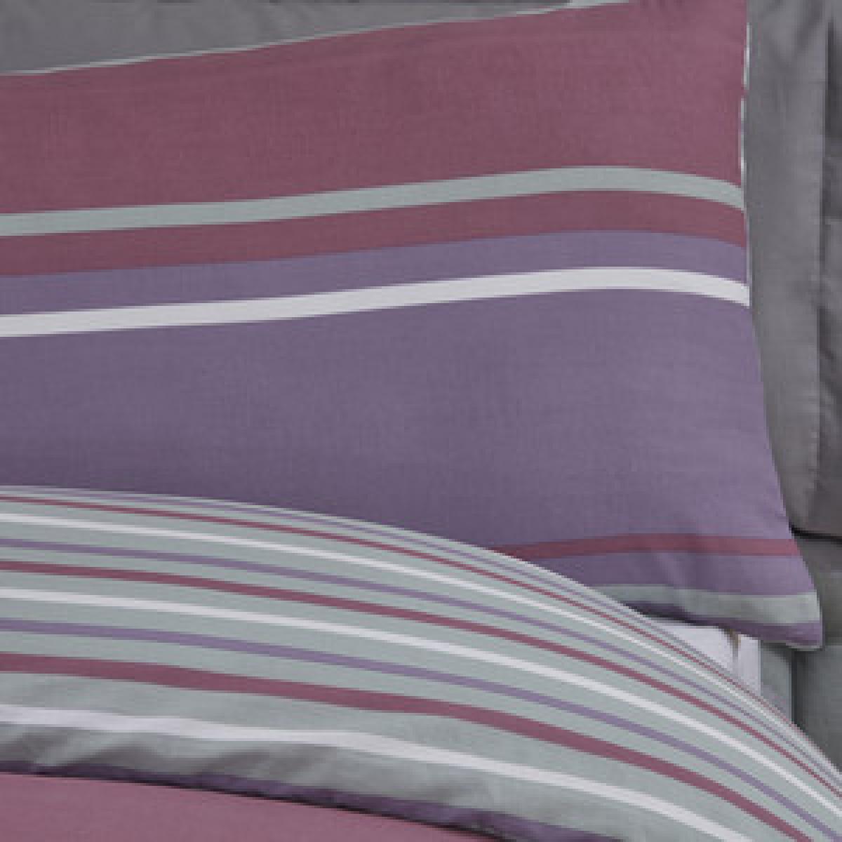 Mckinley Twinpack Duvet Cover and Pillowcase Set - Heather / Double – image 8