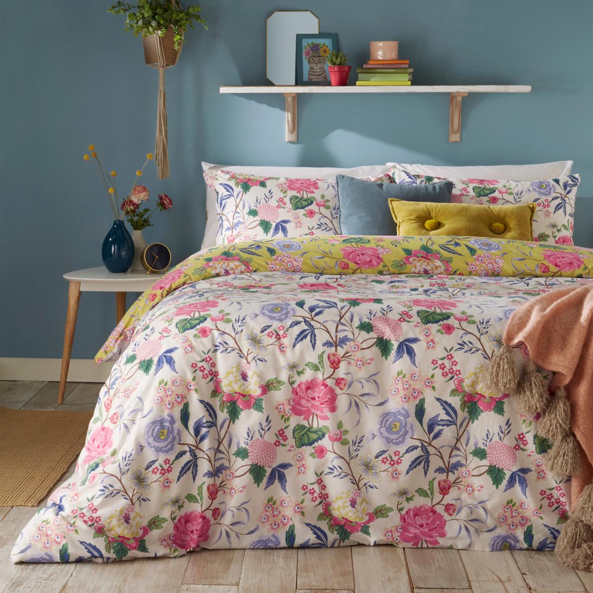 Bright Bloom Duvet Cover Set - Pink / Double – image 8