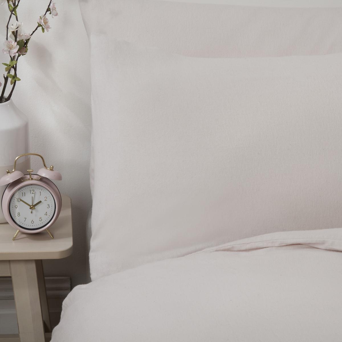 Flannelette Duvet Cover and Pillowcase Set - Navy / Double – image 11